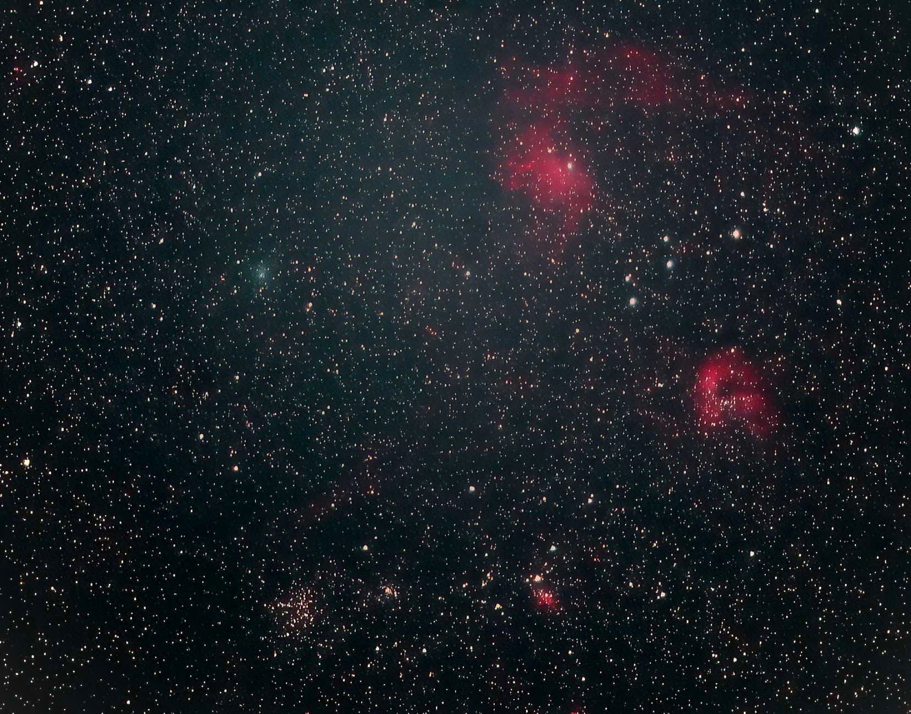 アトラス彗星（C/2020M3）　とM35　　　　　　2020.12.12