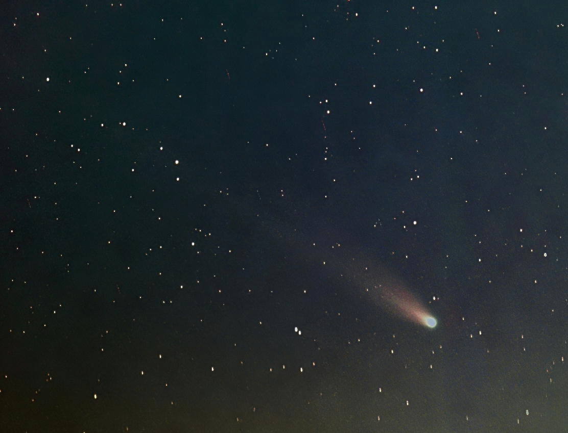 元旦のレナード彗星　　2022.01.01