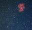 バラ星雲とジャコビニ・ジンナー彗星(21P)　2018.09.28