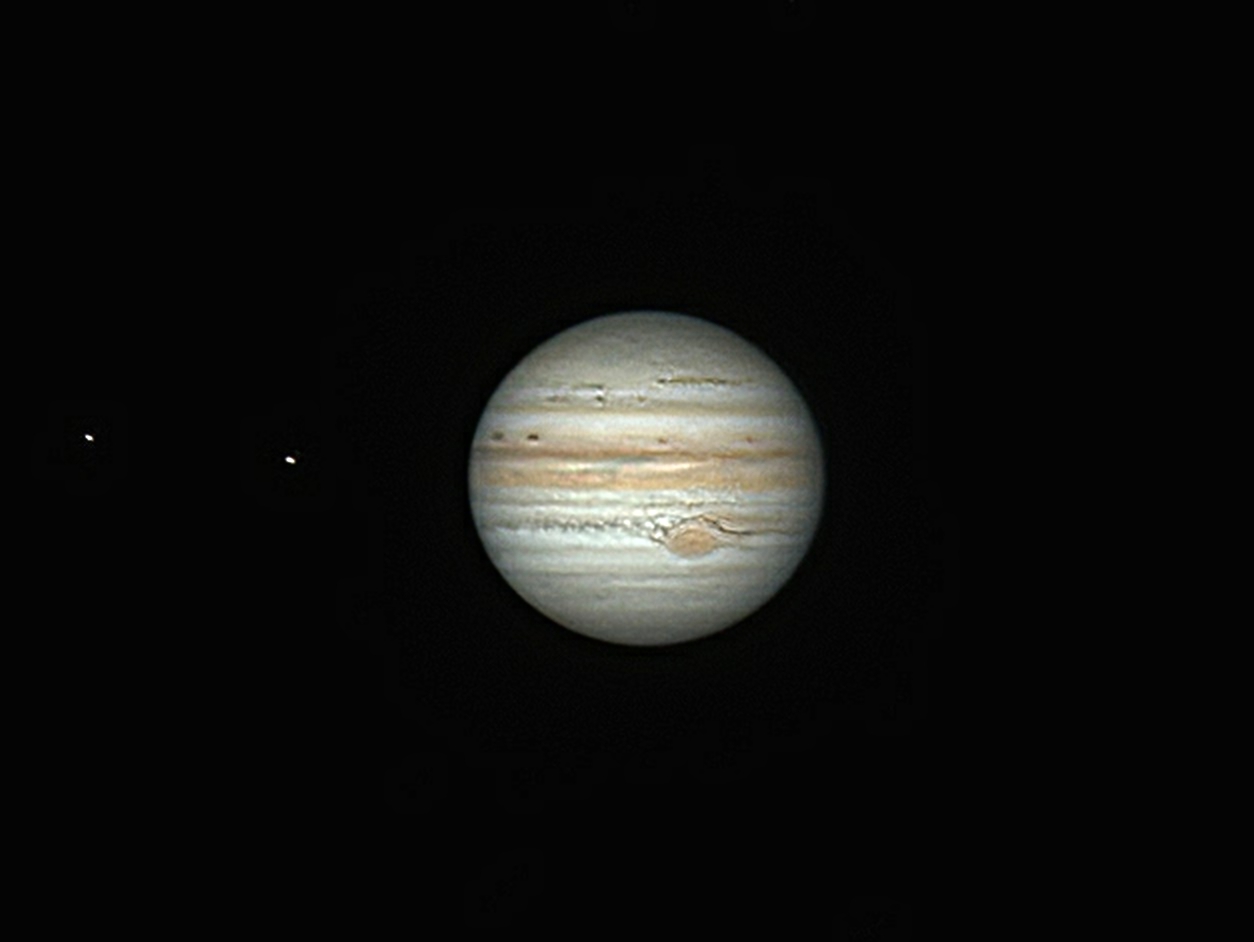 木星と大赤斑　　MT160　　　　2021.07.17