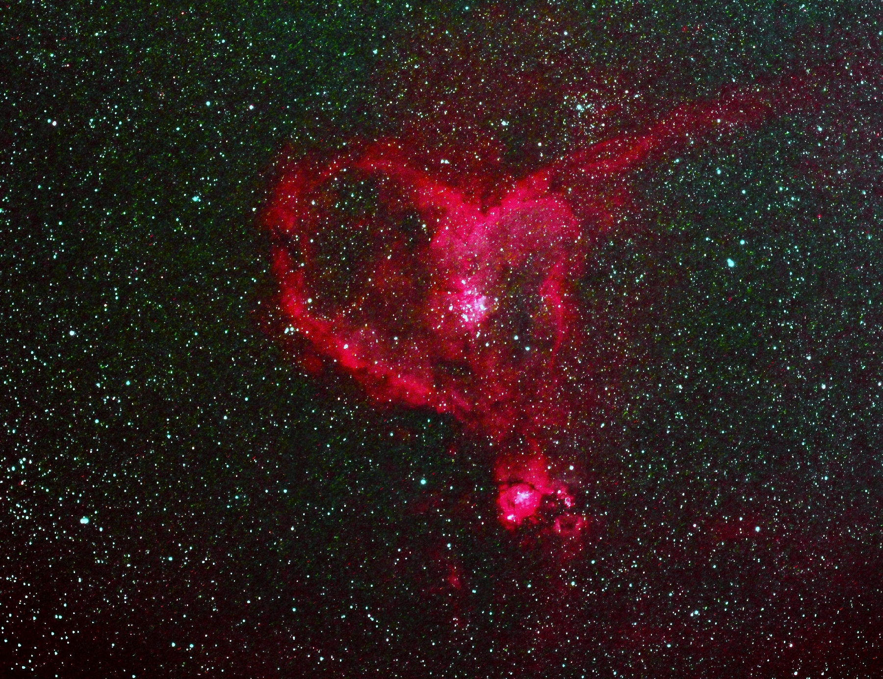 ハート星雲（ＩＣ１８０５）　　2021.08.20