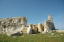 世界遺産　マルタの巨石神殿群　ハジャー・イム神殿　夏至の日に巨石に穿たれた穴より太陽が昇る。