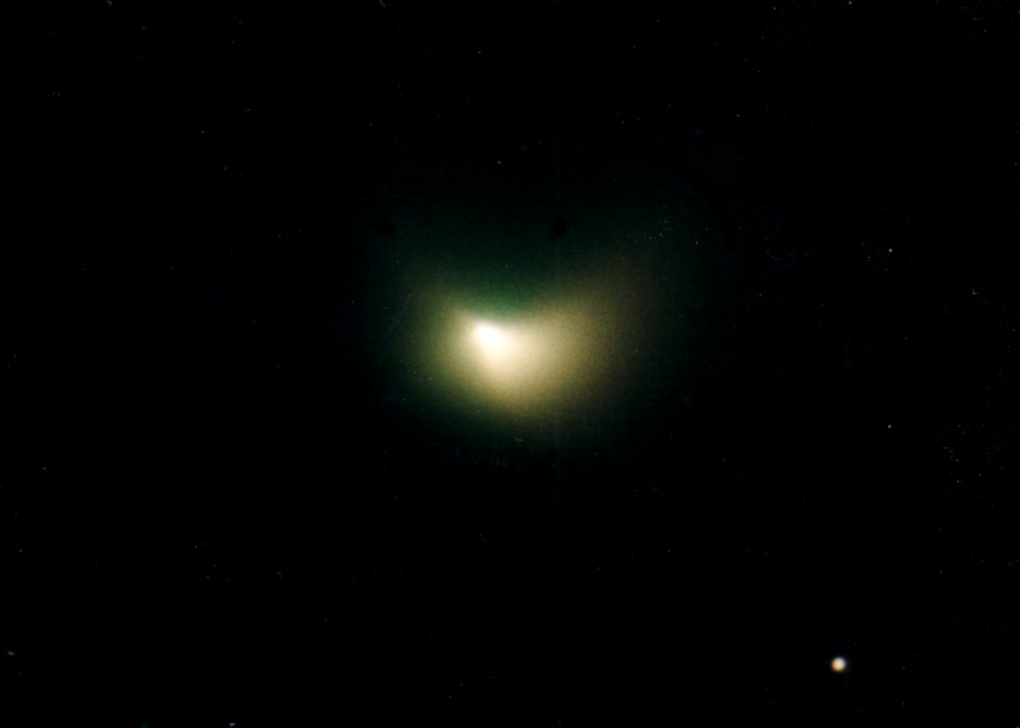 ヘール・ボップ彗星のコマ　５０００ｍｍ望遠
