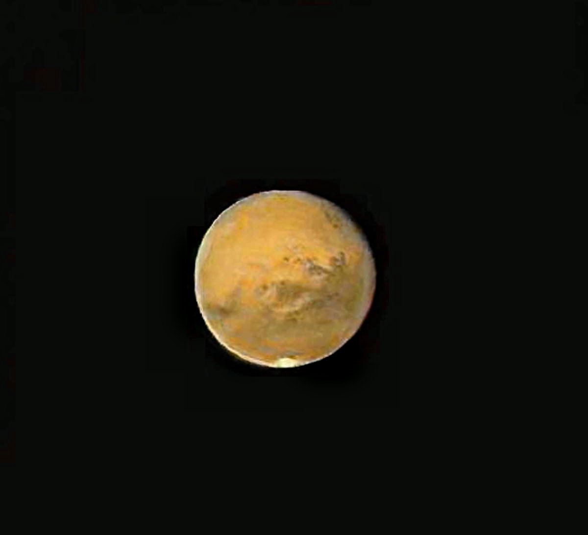 最接近時刻の火星　　C11　2020.10.06    23:20