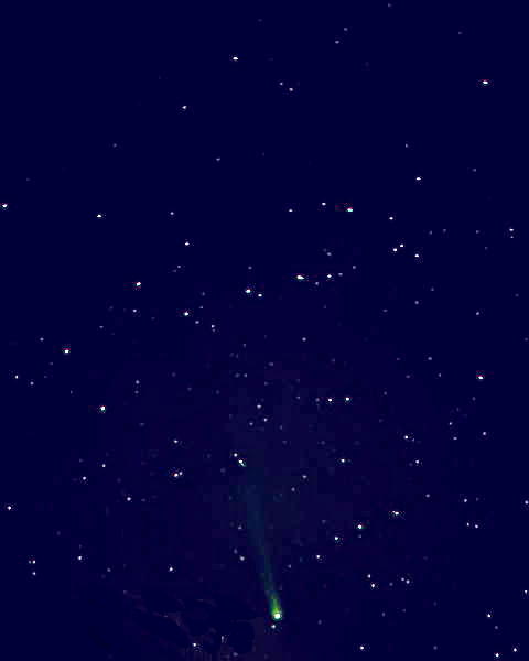 百武彗星と北斗七星