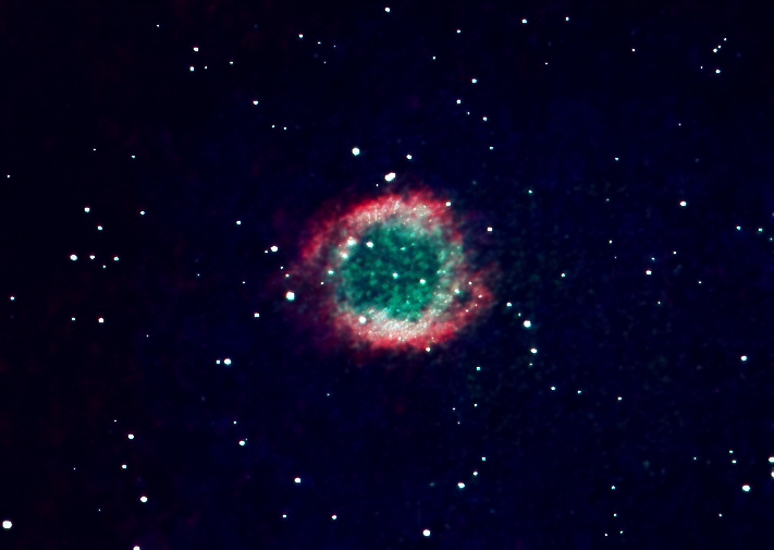 NGC7293　らせん状星雲　2017.09.18 366mm 市街地　自宅